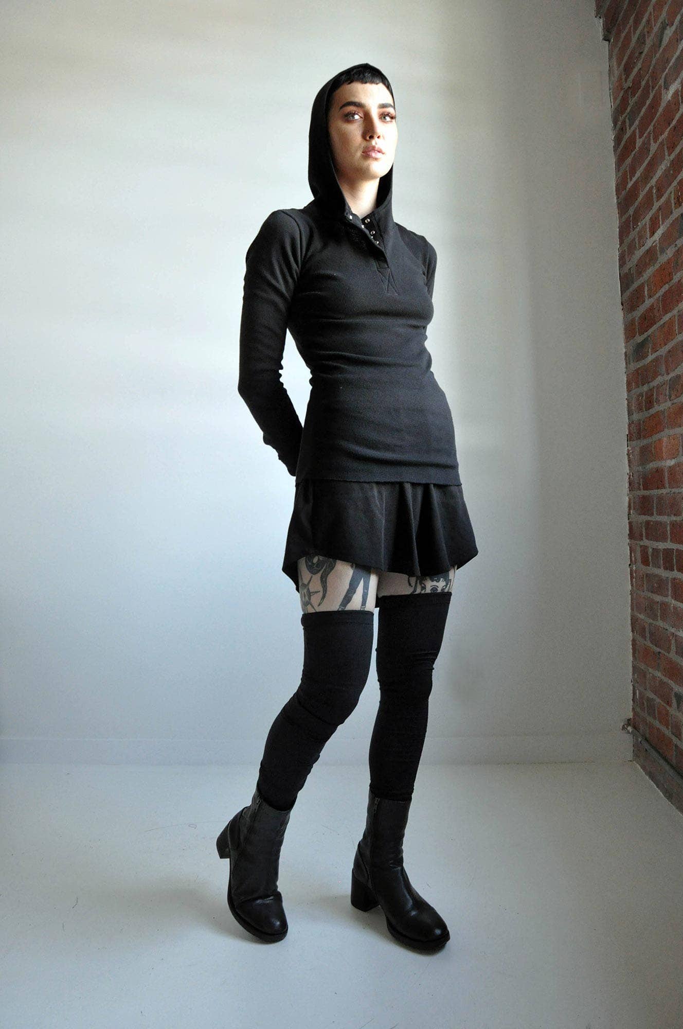 Melica Slip-Proof Rib Thigh Highs for wholesale on Faire1