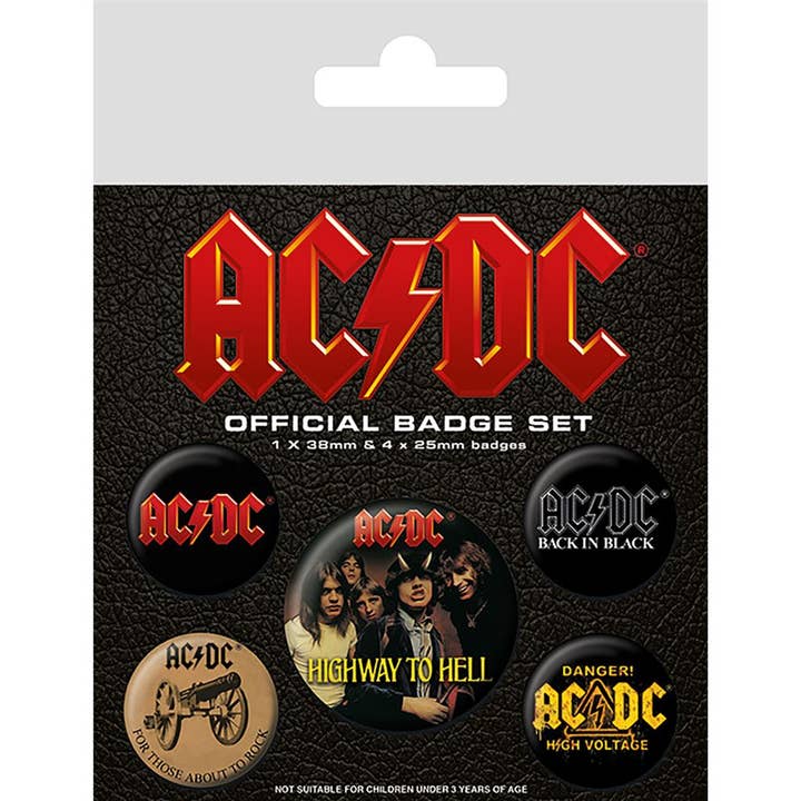 Pyramid International - Wholesale Lapel Pin/Button - AC/DC badges