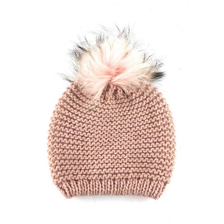 MILANO AMOUR - Wholesale Beanie - Women's - HAT WOOL BEANIE WITH REAL FUR POM POM5