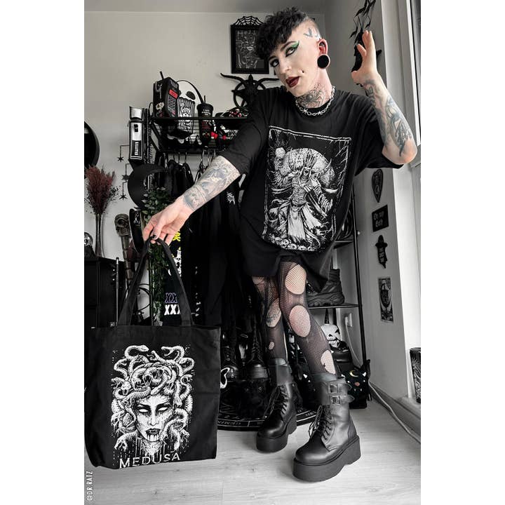 vampirefreaks - Vendita all'ingrosso Borsa tote - Unisex - Borsa Tote con Zip VampireFreaks1