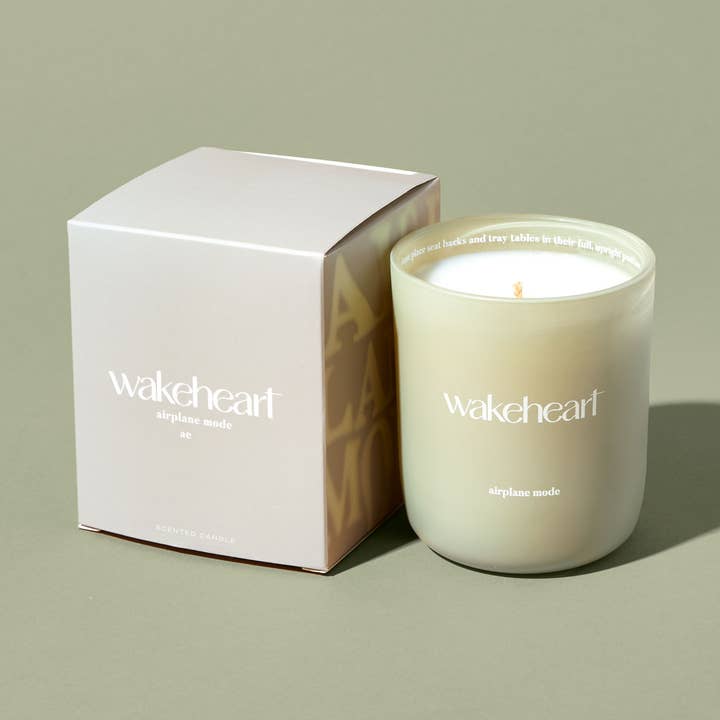 Let's Talk Collection: Airplane Mode Candle for wholesale by Wakeheart