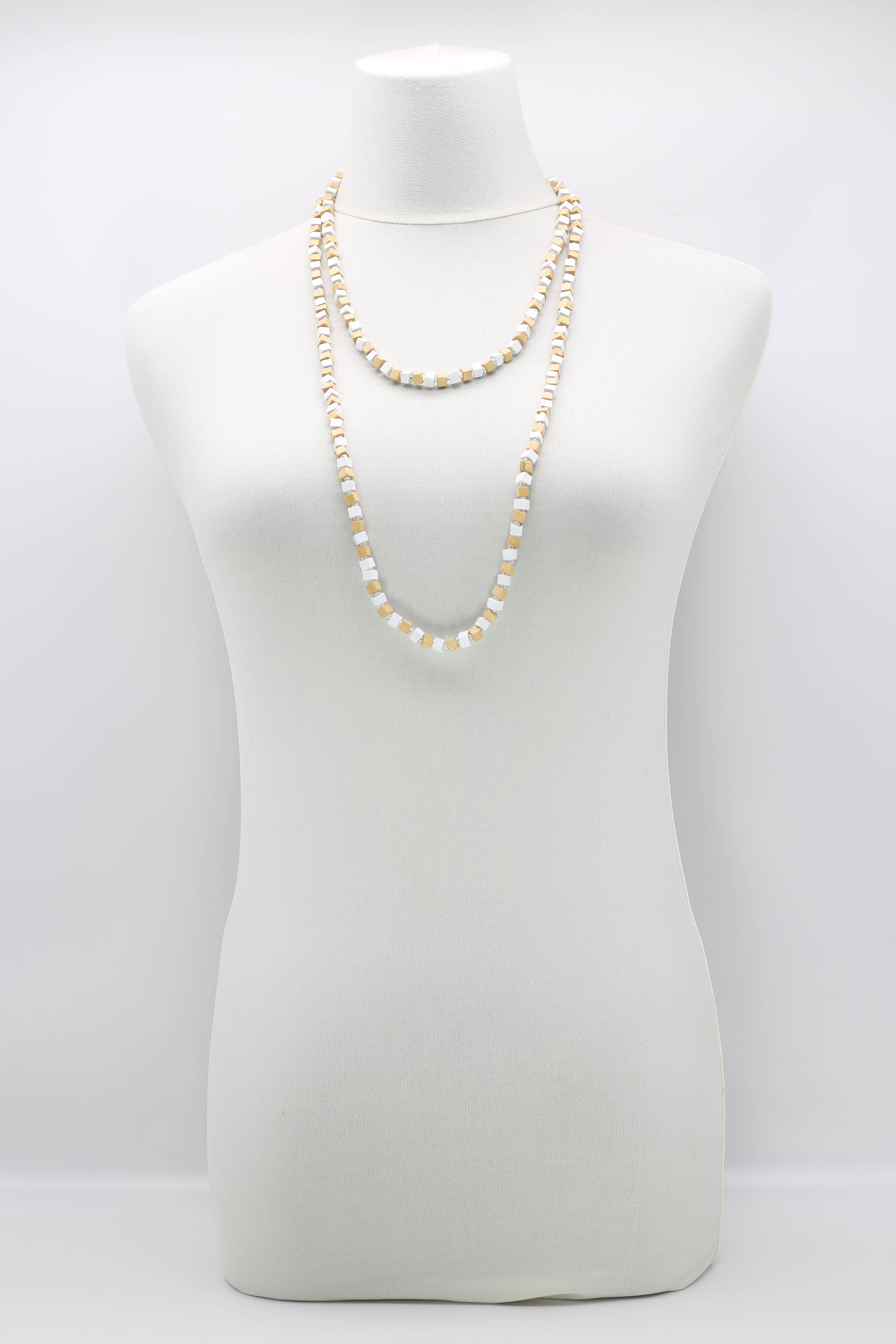 Jianhui London – Engroshandel Perlehalskæde – Den næste Pashmina halskæde Træperler - Mosaic Art19