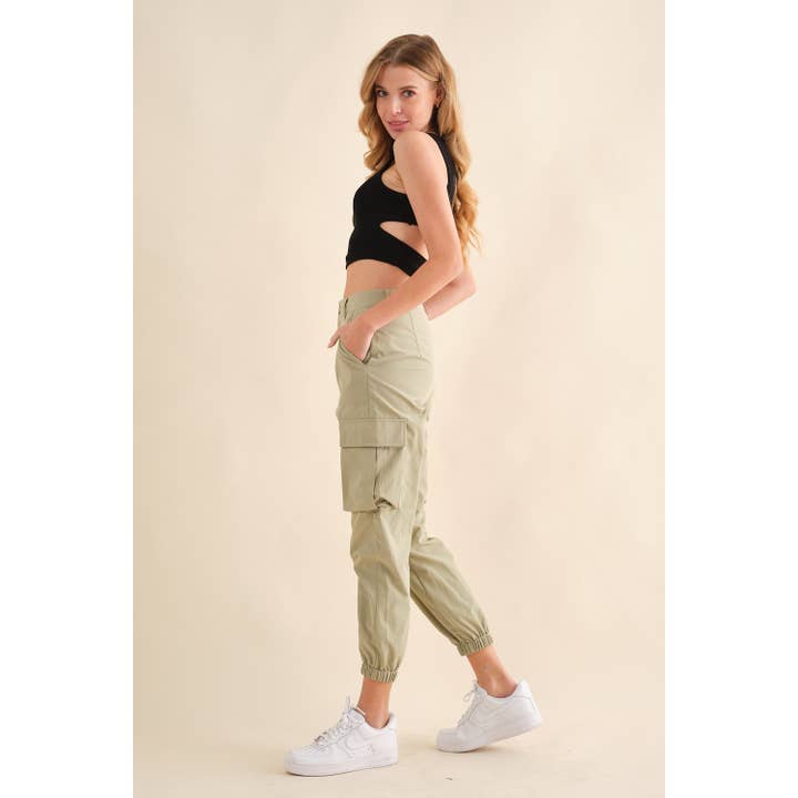 Hersy - Wholesale Athletic Sweatpants/Joggers - Women's - Cargo Jogger Pants-HP00298