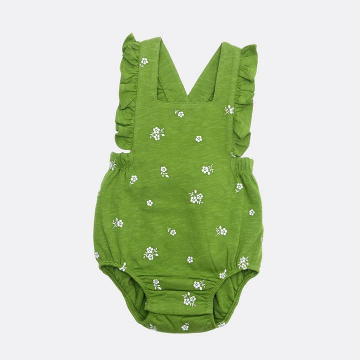 Macacão Cruzado Floral por atacado de The Elk Baby