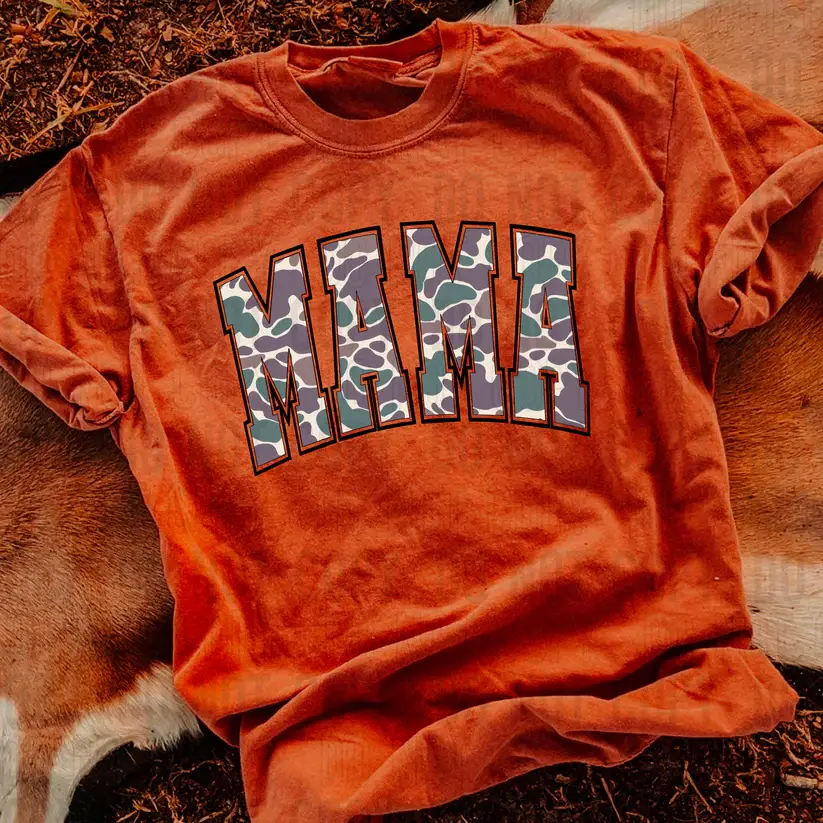 K and M Designs – wholesale Sublimatöverföring – Mama Duck Camo DTF-överföring0