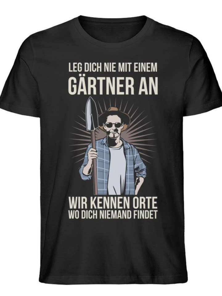 Tag på med gartner - mænds premium økologiske skjorte for engroshandel hos GARTENFAN