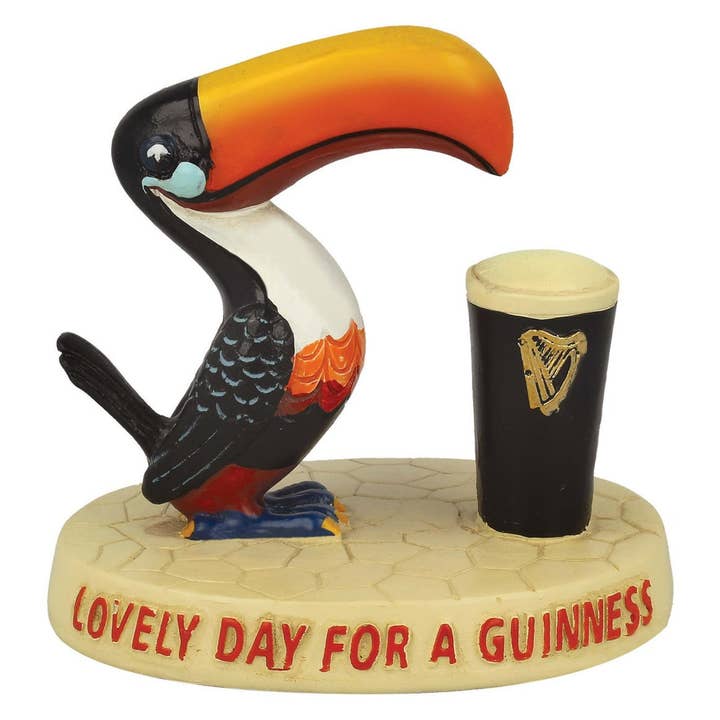 James Trading Group INC - Wholesale Decorative Figurine - Guinness Gilroy Toucan & Pint Figurine
