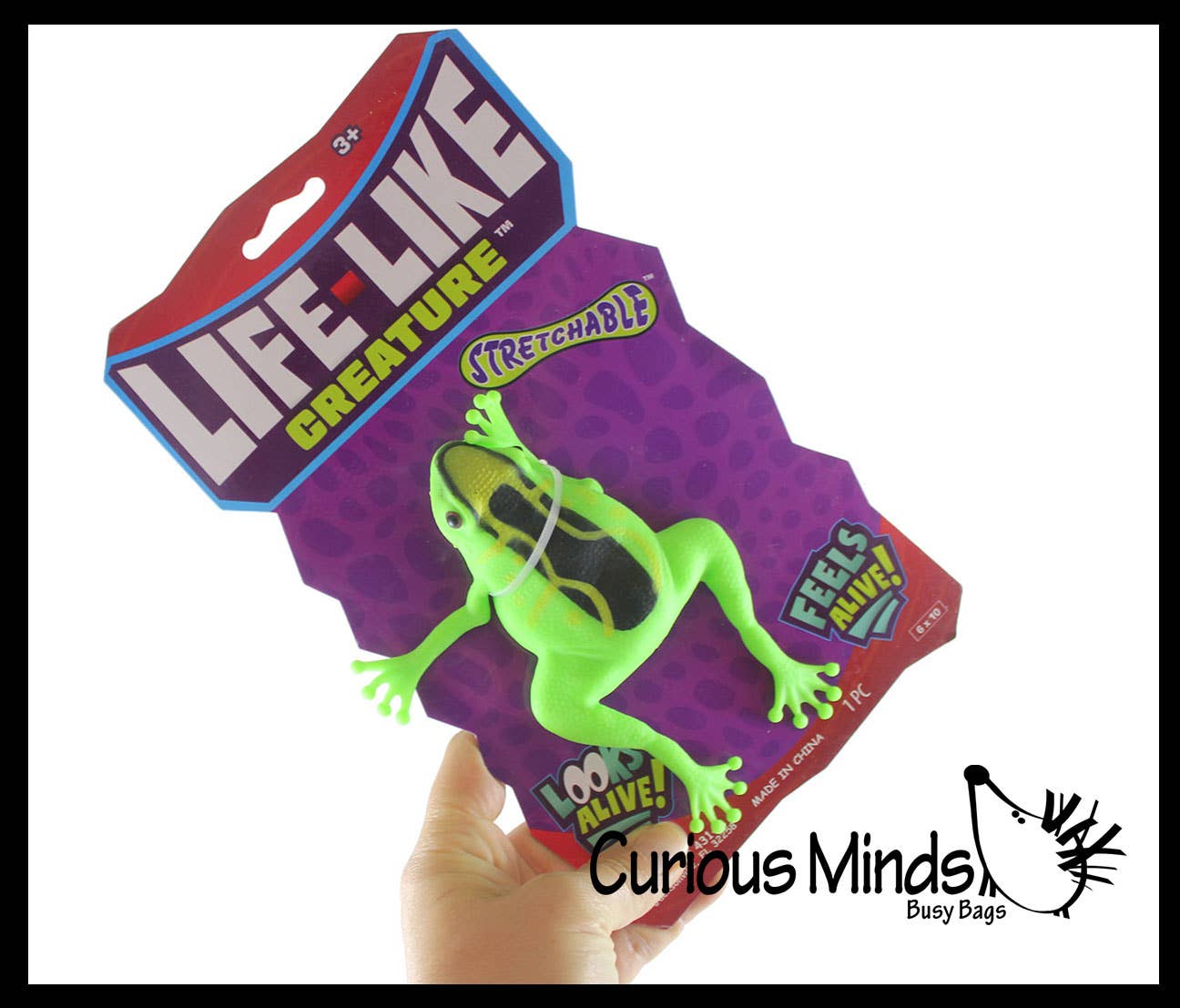 Curious Minds Toys – wholesale Fidget toy – Kids – 1 Stretchy Sand Filled Critters Animals -Gross Sensory Fidge3