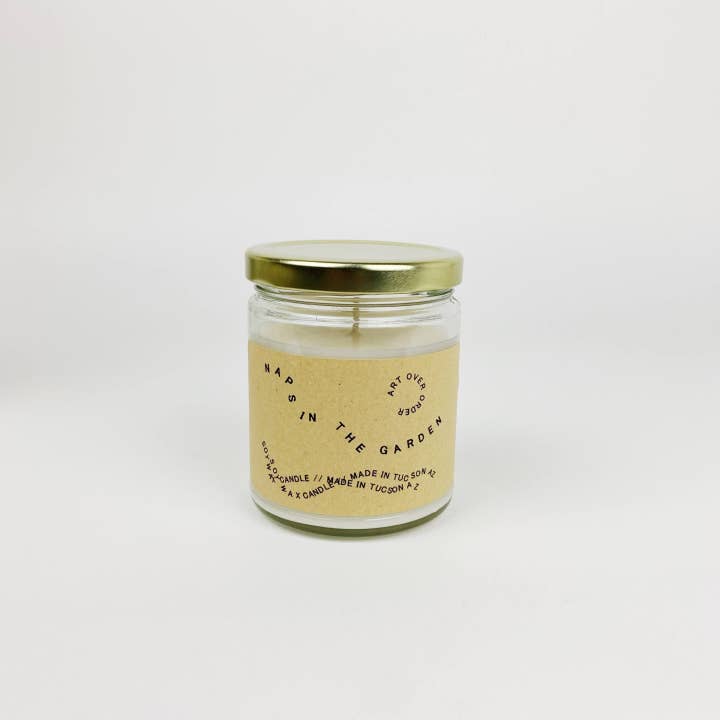 Art Over Order - Wholesale Jar/Filled Candle - Naps in the Garden Candle