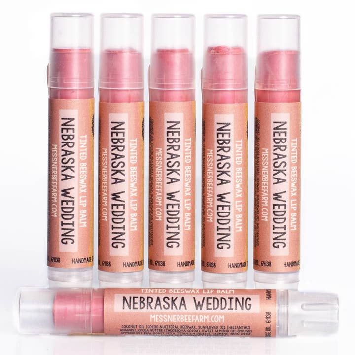 Messner Bee Farm - Wholesale Lip Balm - Nebraska Wedding Tinted Lip Balm5