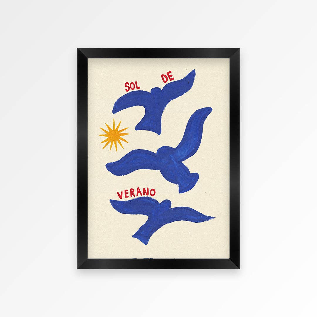 Proper Good – Großhandel Kunstdruck – Handbemalter Druck mit Möwen2