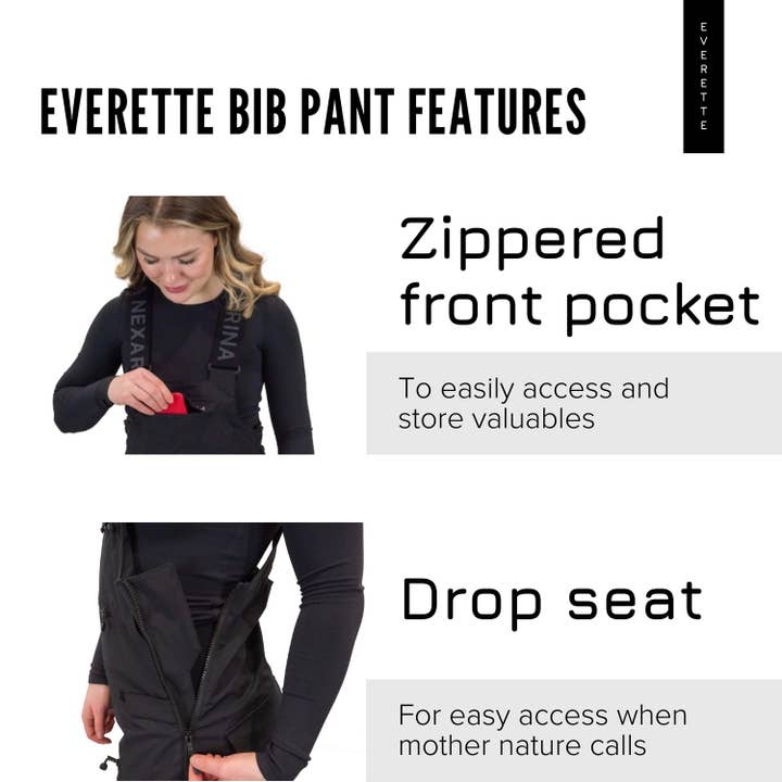 Nexarina - Wholesale Pants - Women's - Pre-order Everette Snow Pant Bib4