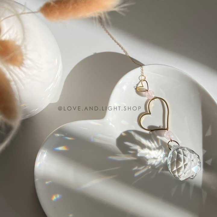 Love + Light - Wholesale Suncatcher - Sweetheart Suncatcher1