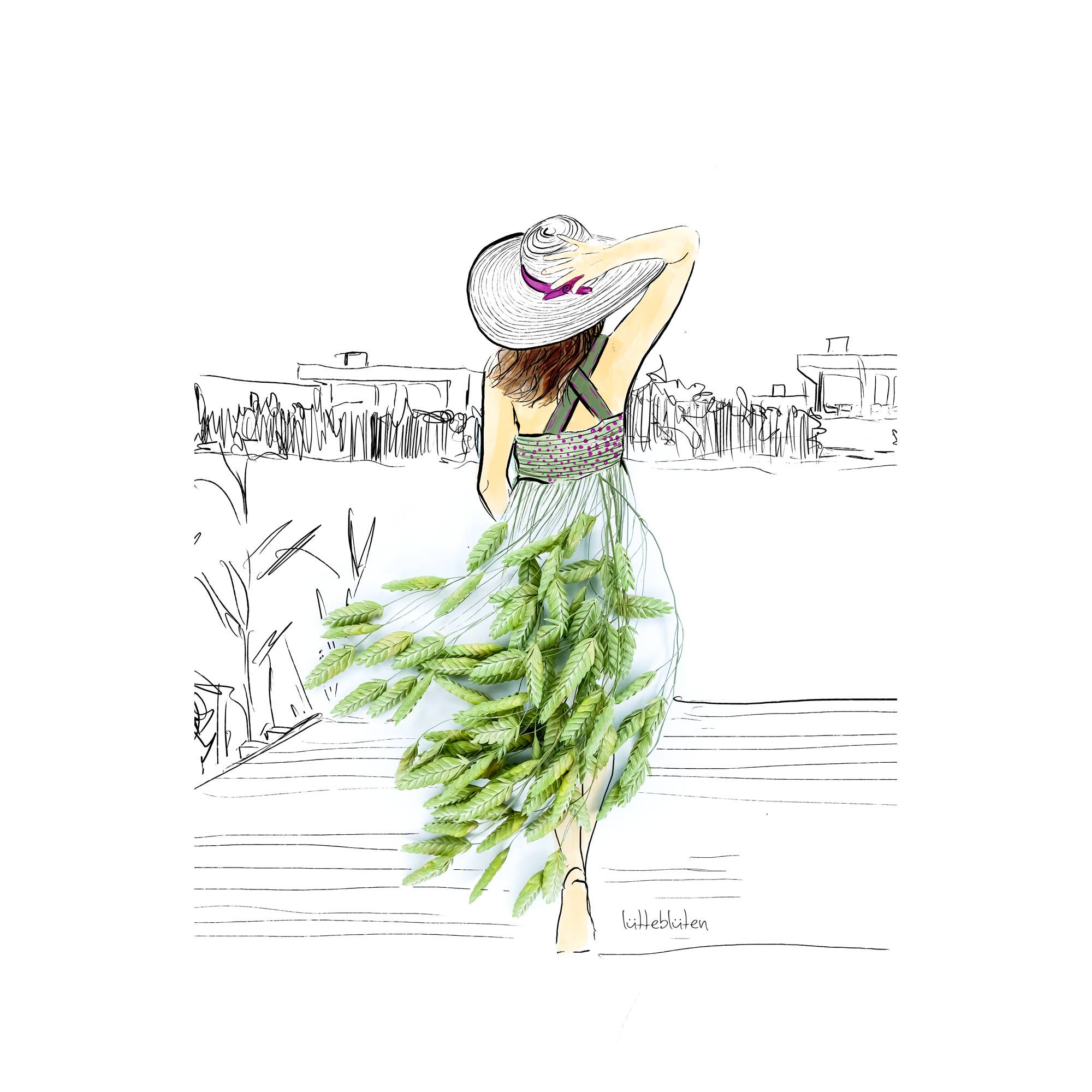 Lütteblüten - Wholesale Everyday Greeting Card - Finally arrived - card with envelope1