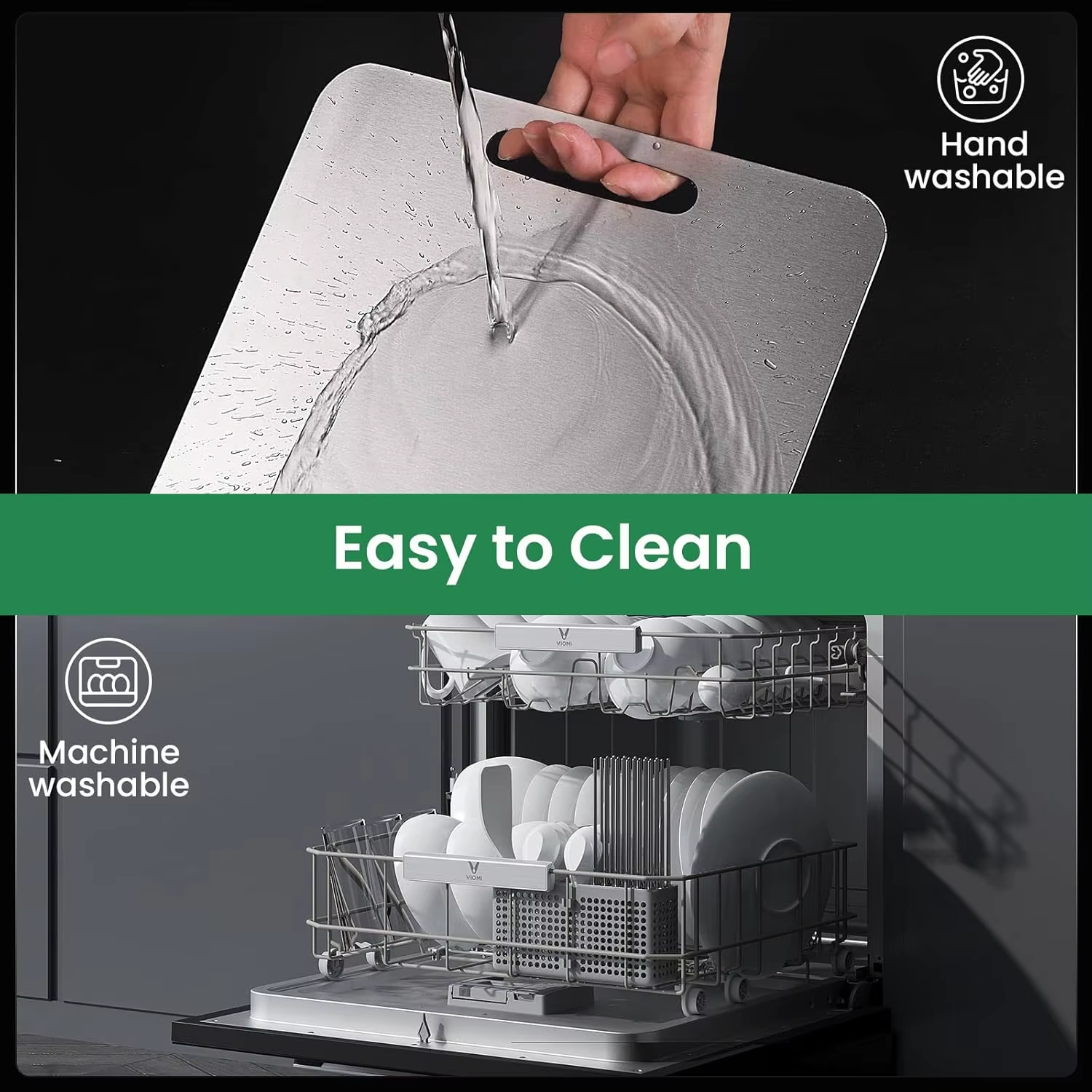 VIGOR - Wholesale Kitchen Appliance - Kitchen Stainless Steel Food Grade Cutting Board3