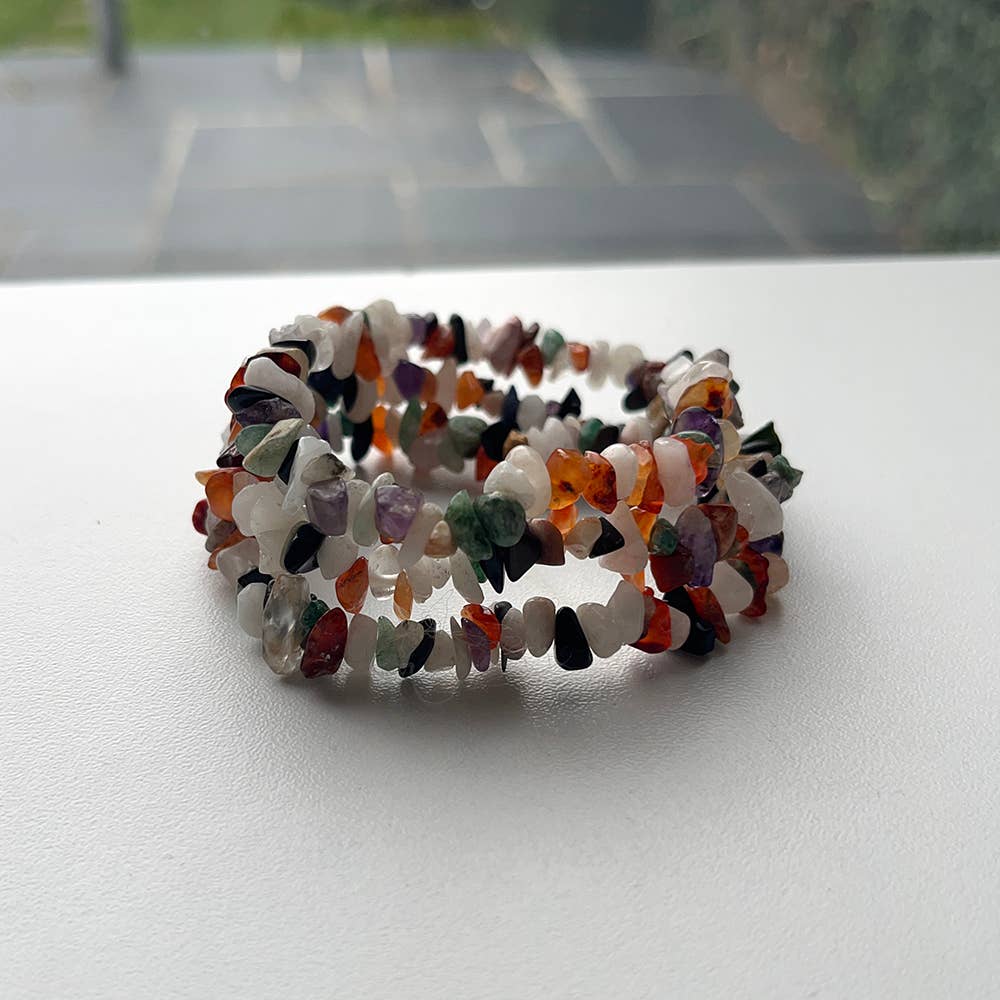 VIE - Wholesale Armband met kralen - Rekbare armband van edelsteenkorrels55