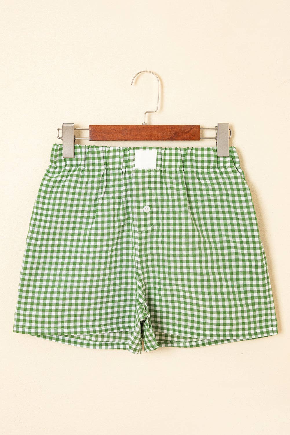 LALA LOO - Wholesale Shorts - Women's - Gingham High Waist Shorts5
