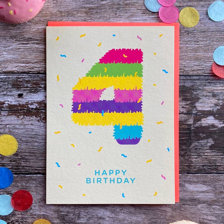 Tiny & Terrific - Age 4 Pinata for wholesale by Heyyy Ltd