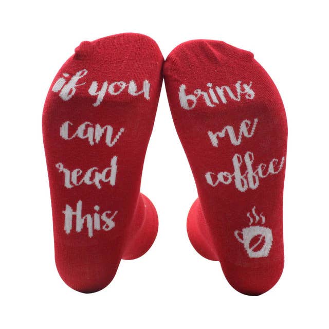 WestSocks - Wholesale Socks - Women's - Women's "If You Can Read This Bring Me Coffee" Socks0