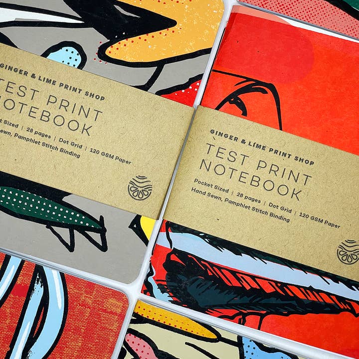 Ginger & Lime Print Shop - Vente Cahiers - Carnet d'essai de poche - Tangle OG1