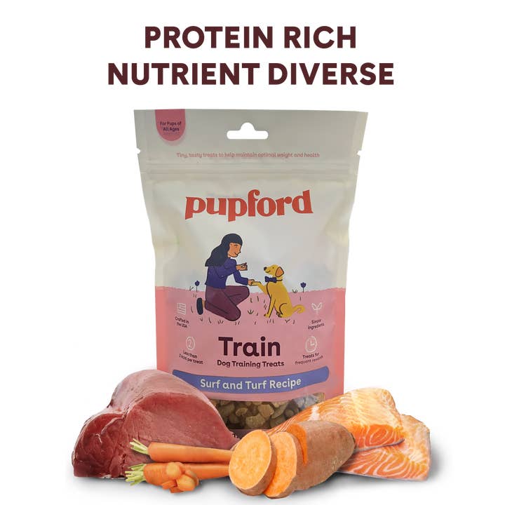 Pupford Freeze Dried Surf and Turf Training Treats for wholesale by Pupford