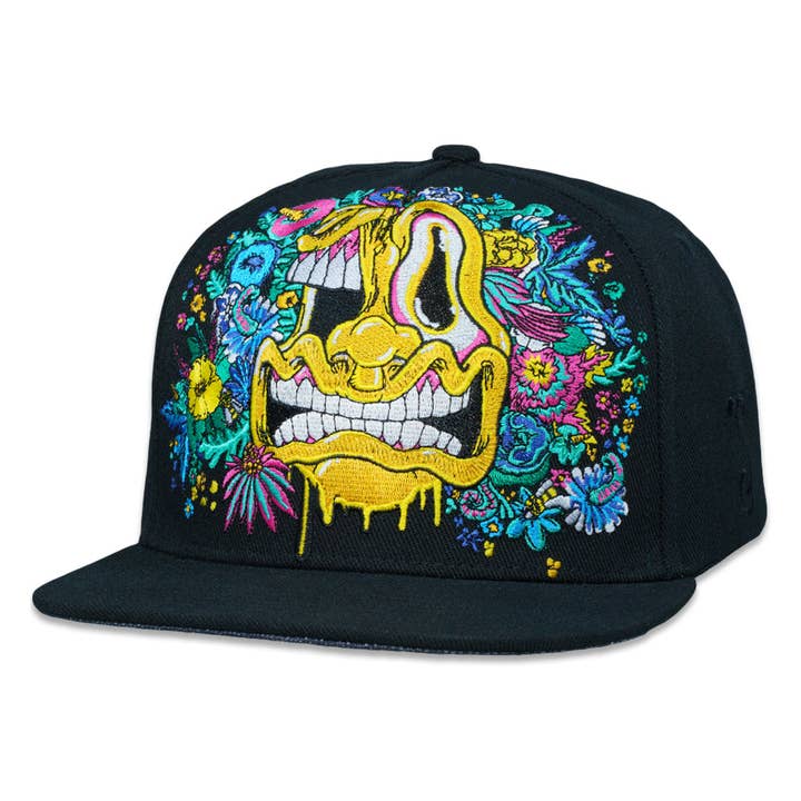 Melty Bros Black Snapback Hat for wholesale by Grassroots California
