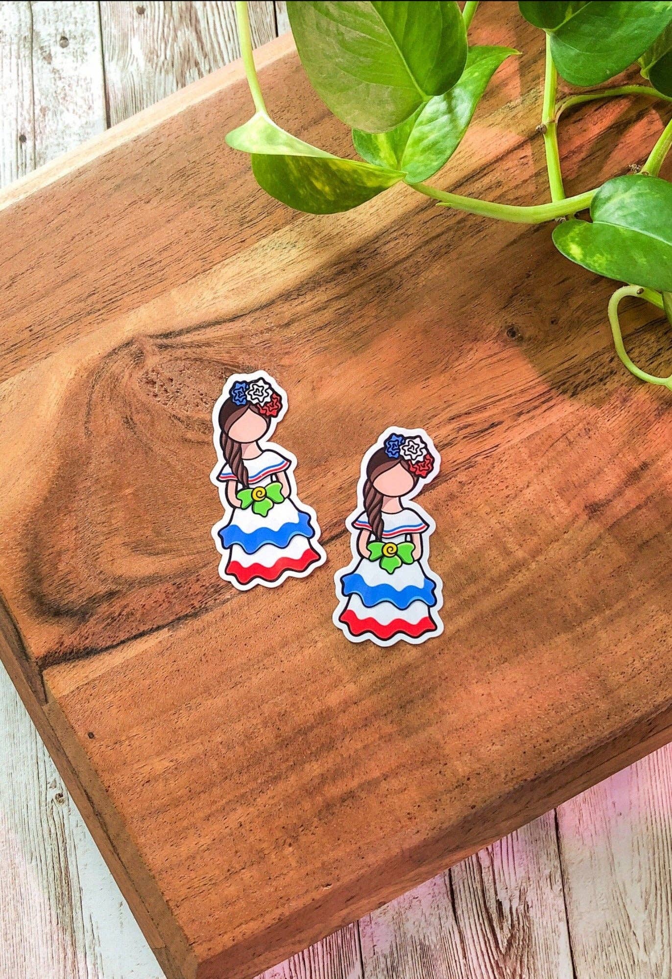The Nosy Gal - Wholesale Sticker - Muñeca sin Cara Waterproof Sticker