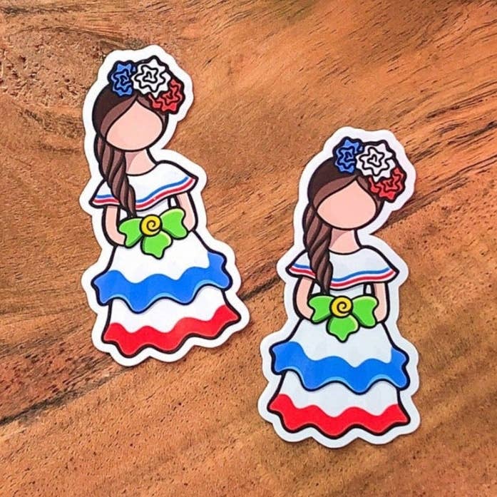 The Nosy Gal - Wholesale Sticker - Muñeca sin Cara Waterproof Sticker0
