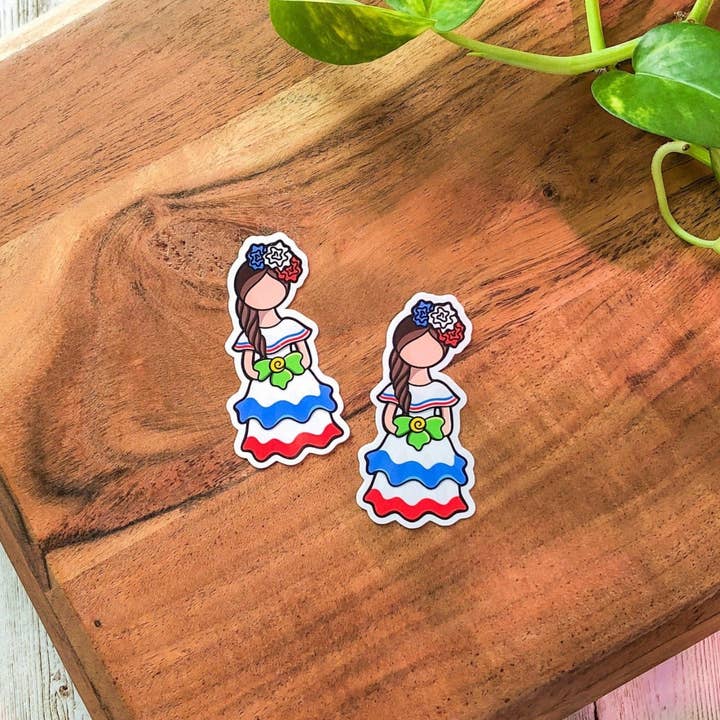 The Nosy Gal - Wholesale Sticker - Muñeca sin Cara Waterproof Sticker