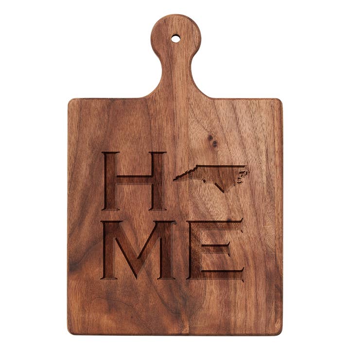 Sophistiplate - Wholesale Cheese Board - "North Carolina" Artisan Walnut Paddle Board | 9" x 6"