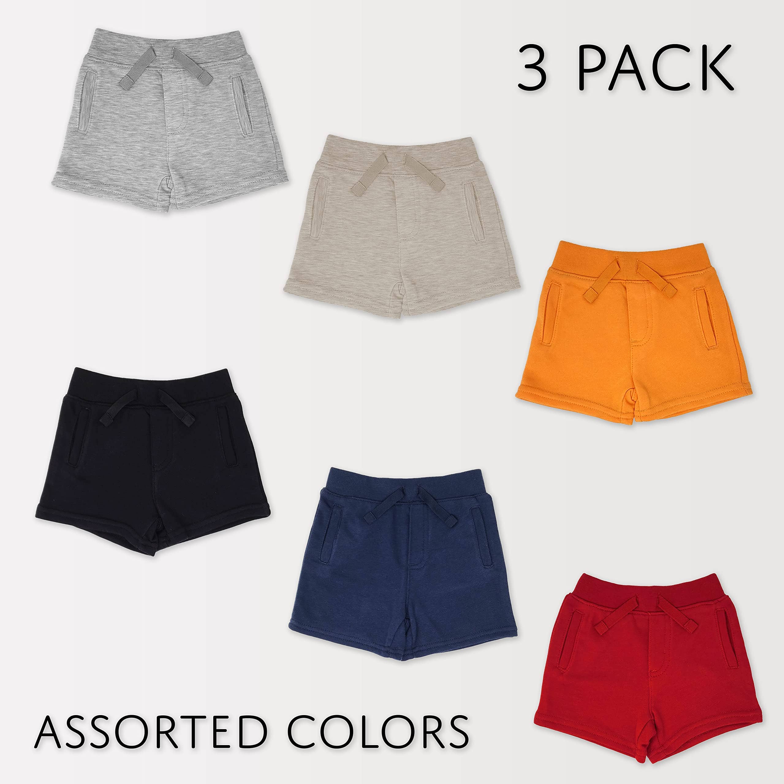 I-Wear Brands - Wholesale Shorts - Kids - Toddler's French Terry Cotton Shorts With Pockets0