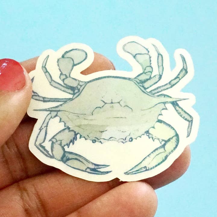Statement Goods - Wholesale Sticker - Colorful Crab Vinyl Sticker0