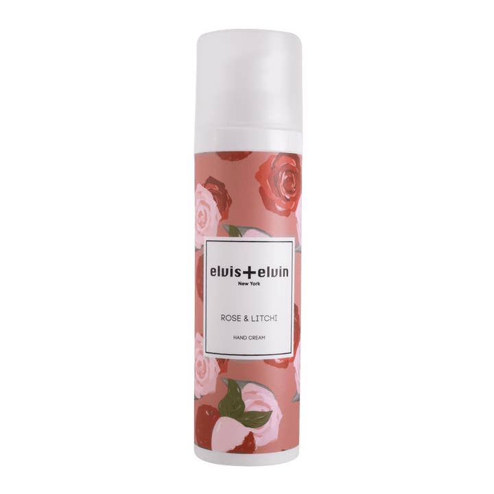 Rose & Litchi Fragrance Hand Cream by elvis+elvin for wholesale by elvis+elvin