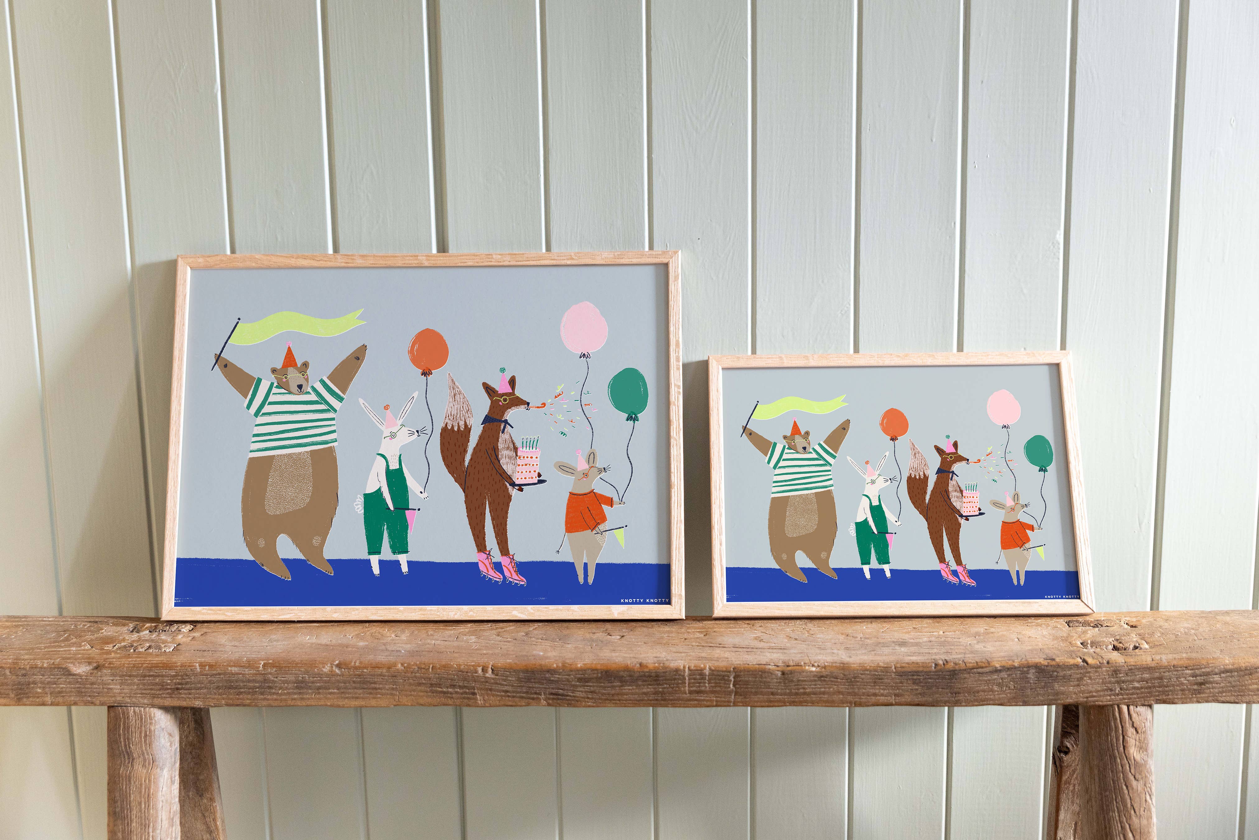 Knotty Knotty - Wholesale Art Print - Woodland Party – Art Print