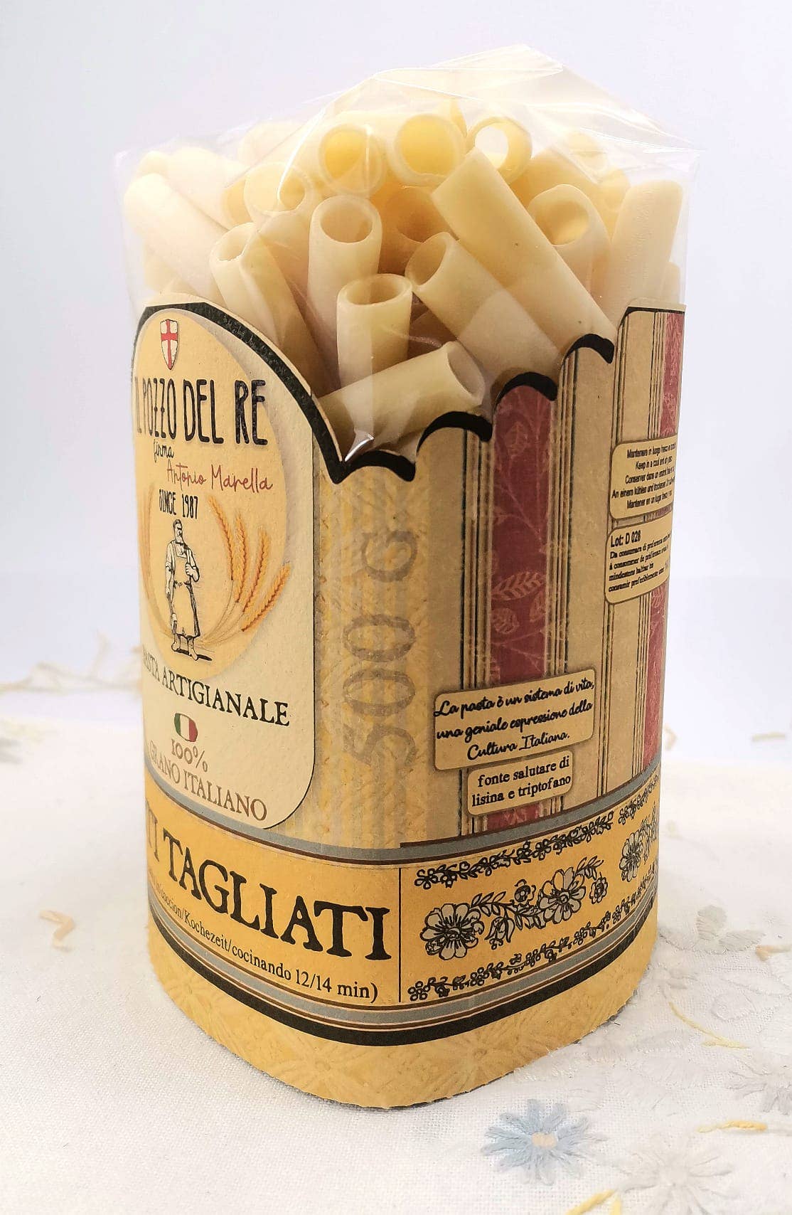 IL POZZO DEL RE firma Antonio Marella - Wholesale Pasta - Ziti Tagliati 500 G1