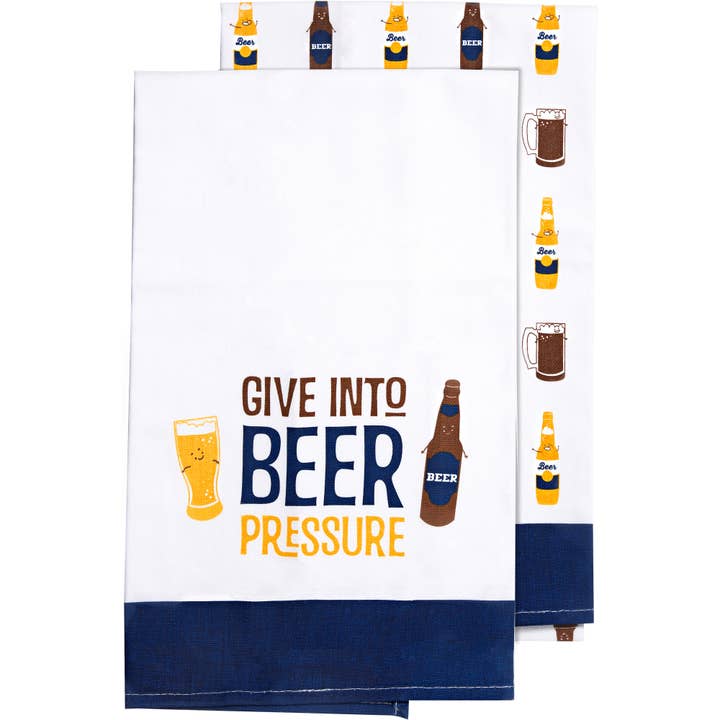 Beer - Tea Towel Gift Set (2 - 19.75" x 27.5") for wholesale by Pavilion