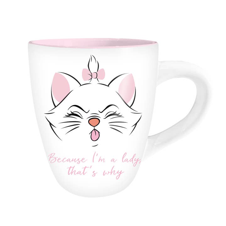 Disney Aristocrats Marie 25oz Jumbo Curved Ceramic Mug for wholesale by Silver Buffalo