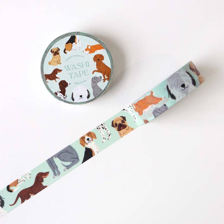 Linden Paper Co. - Wholesale Washi Tape - Dogs Washi Tape2