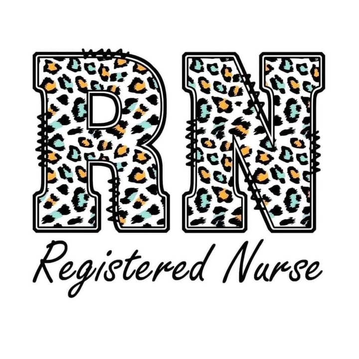 iHeartCustoms - Wholesale Sublimation Transfer - "RN" Nurse Medical Professional DTF Transfer Film