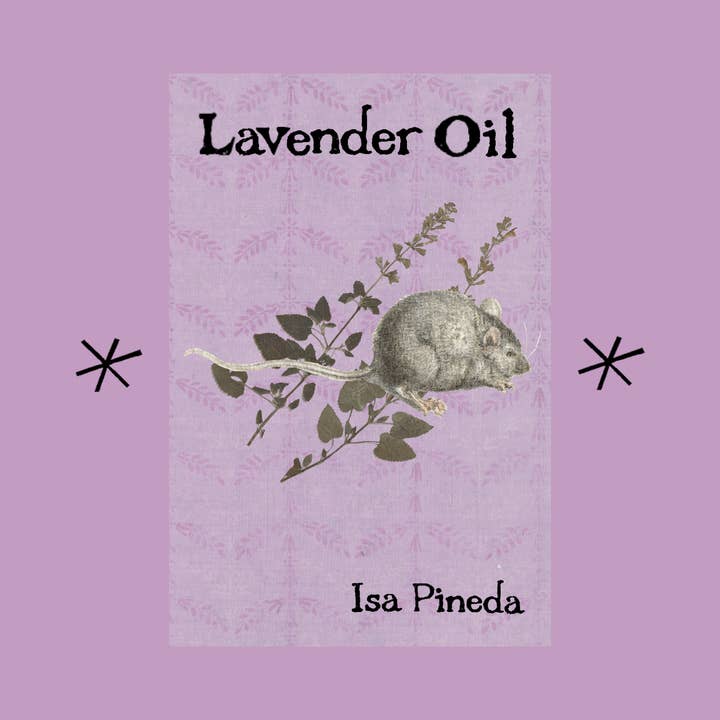 Huile de lavande, par Isa Pineda pour la vente par Bottlecap Press