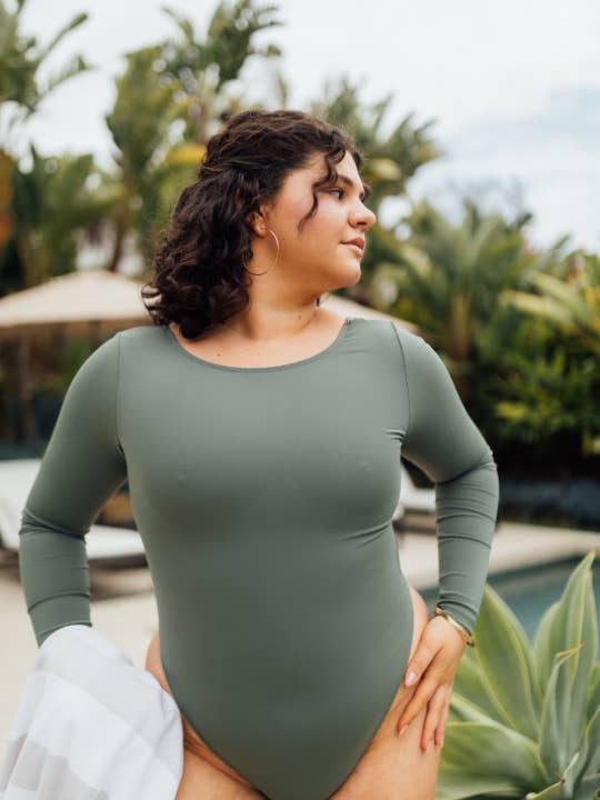 Coral Swimwear X - Wholesale One Piece Swimsuit - Women's - Daisy Duke One-Piece / Olive