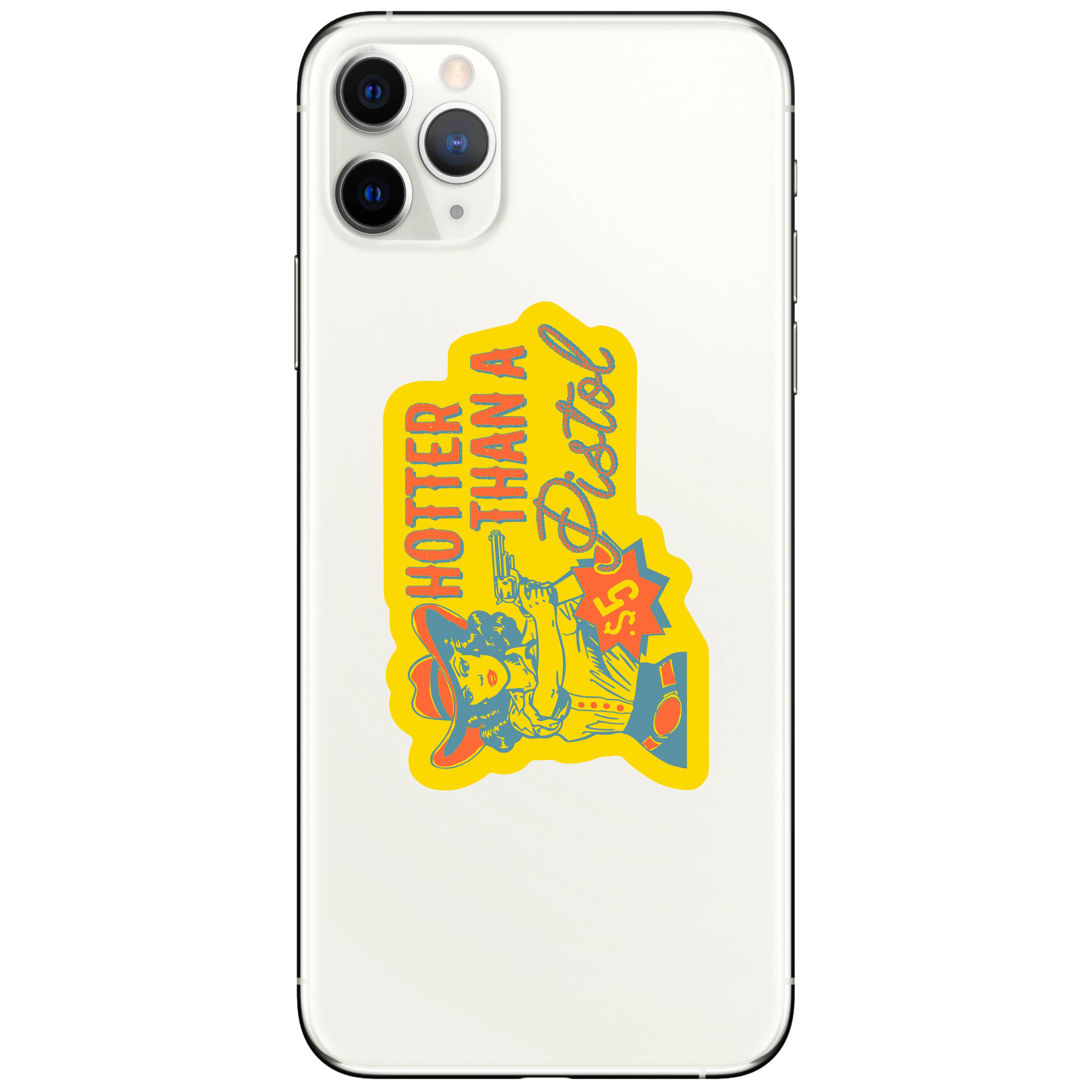 Juju and Moxie - Wholesale Phone & Laptop Stickers - Hot Pistol Cowgirl Sexy Western High Quality Vinyl Sticker 4