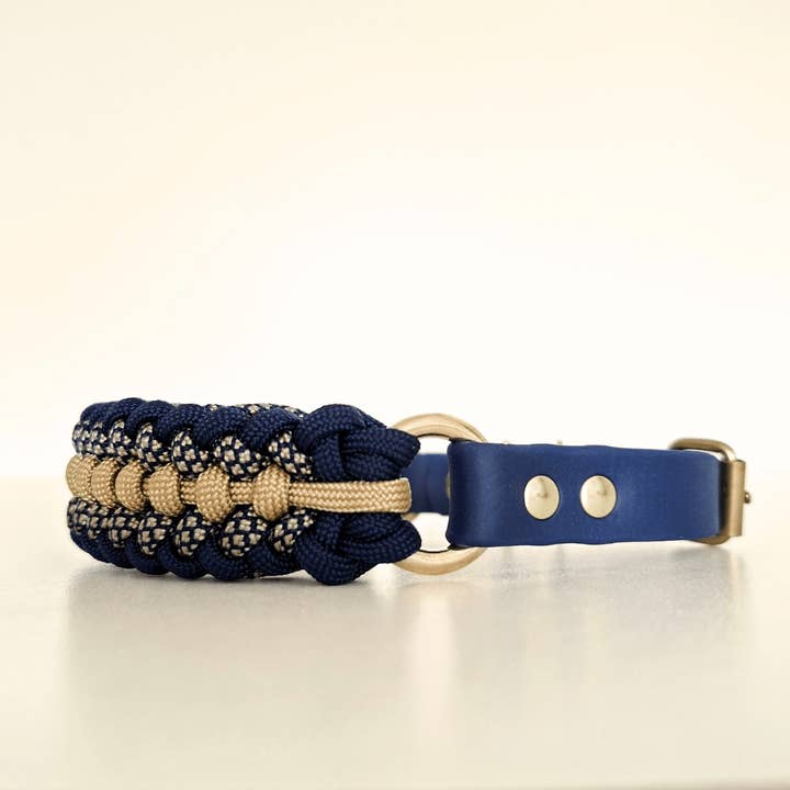 Truffe & Flair - Wholesale Pet Collar - Dog - XS small dog collar - Biothane/Paracord - Navy Blue1