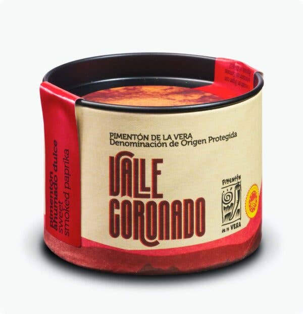Delicatessen Spanish Food - Vendita all'ingrosso Spezie essiccate - Paprika dolce affumicata DOP - Valle Coronado - vasetto da 40 g0