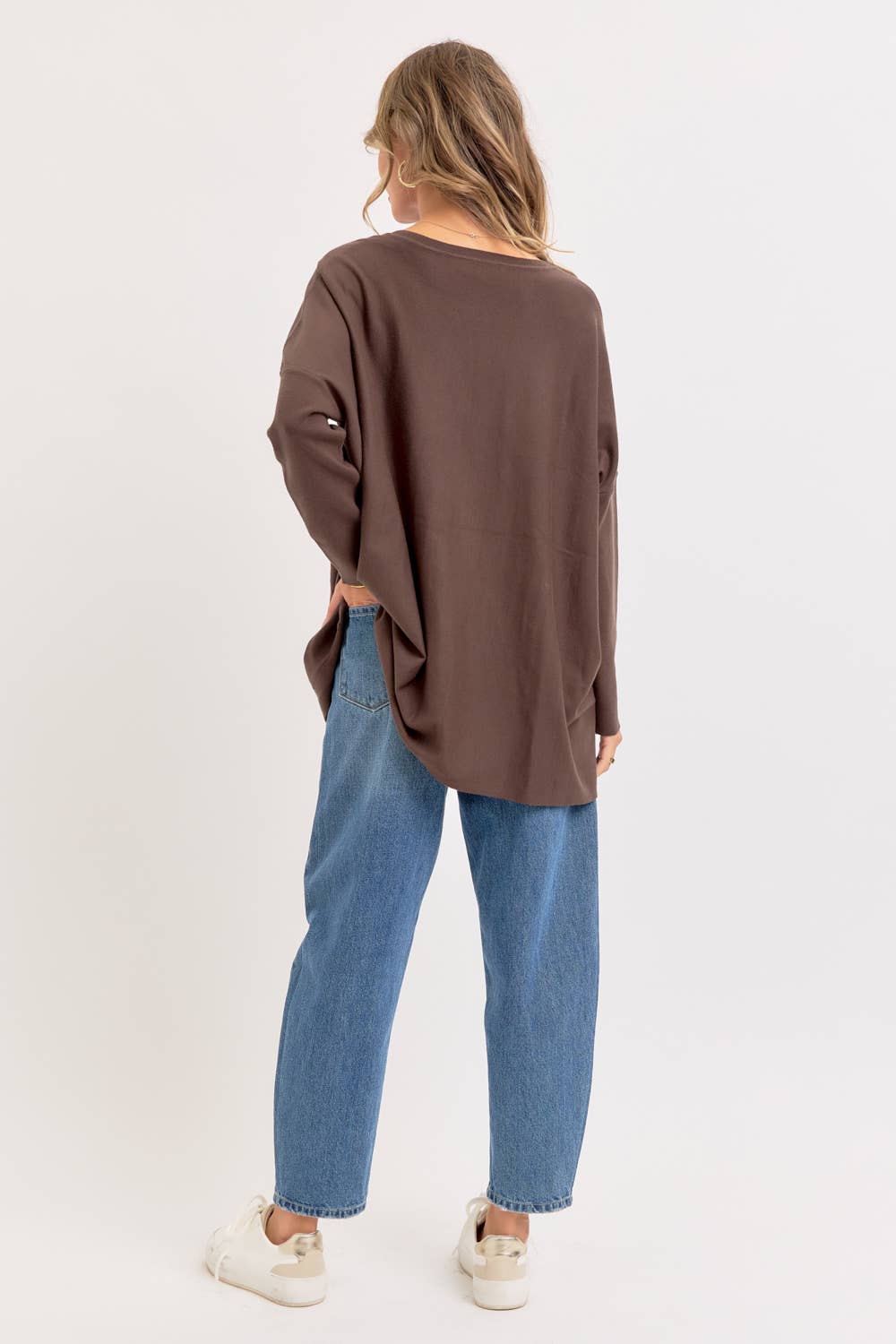 Sweet Lovely by Jen – wholesale Tunikatröja - Dam – OVERSIZE/LÖS PASSFORM TRÖJA MED RUND HALS89