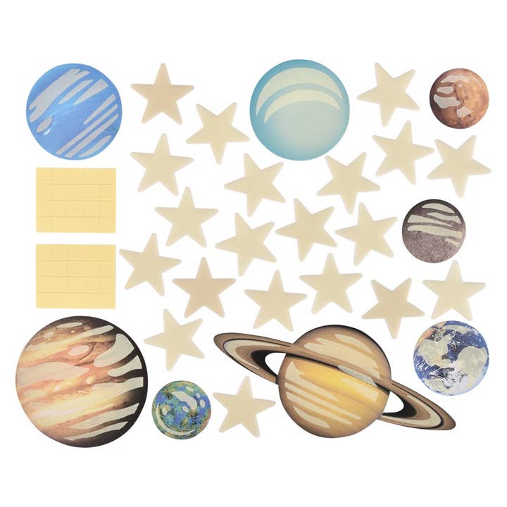 The Toy Network - Wholesale DIY Craft Kit - Kids - Glow Planets & Nova Stars