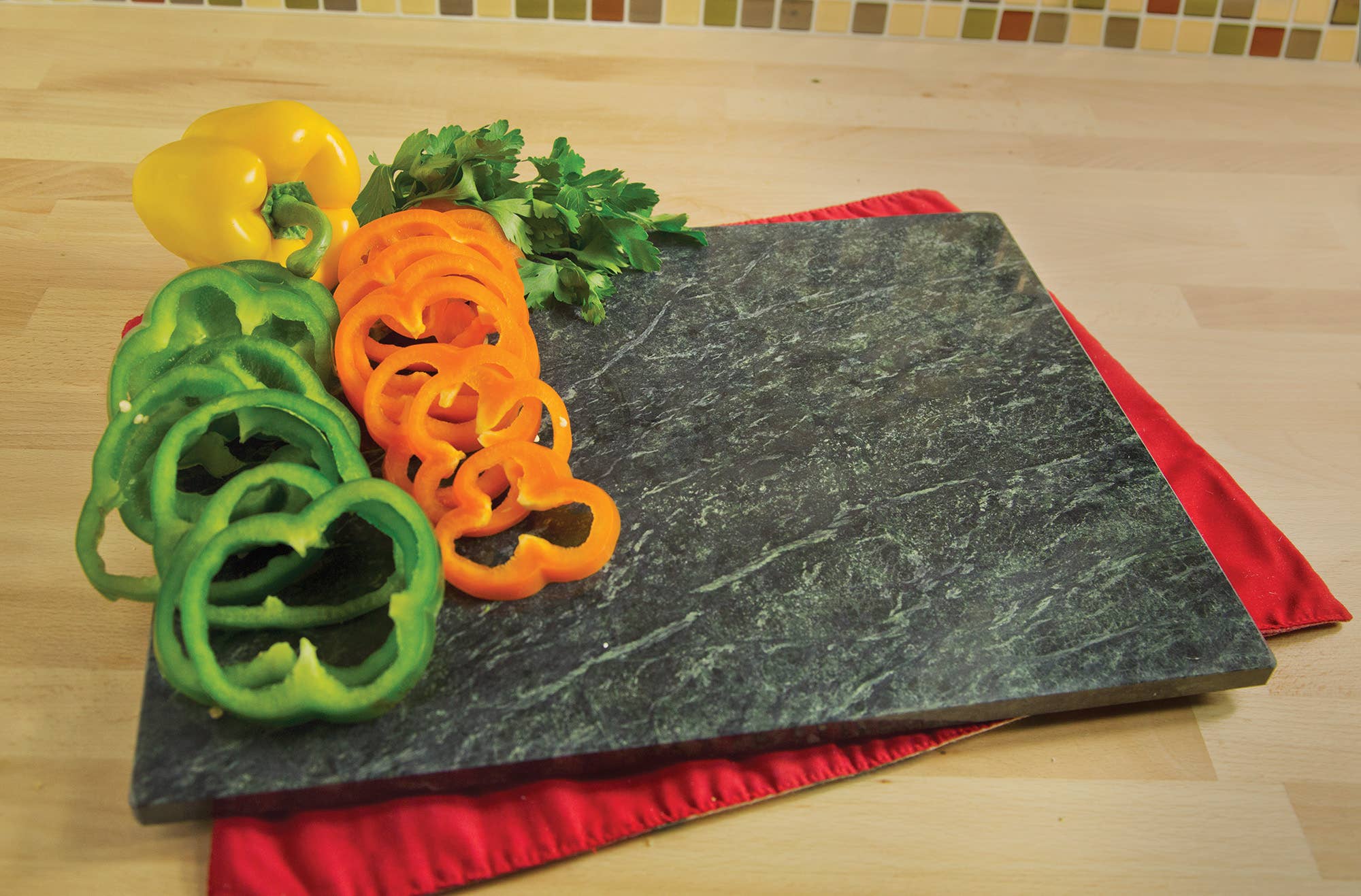 Fox Run Brands – wholesale Cutting board – Fox Run Marble Pastry Board, Green, 12" x 16" x 1"1