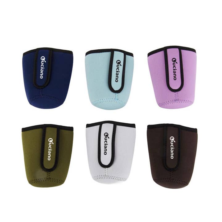 Luciano Gourmet - Wholesale Coffee/Tea Cup - Luciano 6 Pack Neoprene Cup Warmer with Handle