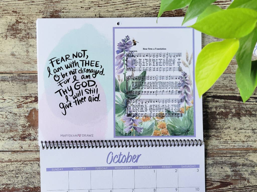 Marydean Draws – wholesale Kalender – 2026 Psalmkalender: Ett år av lovsång och uppmuntran10