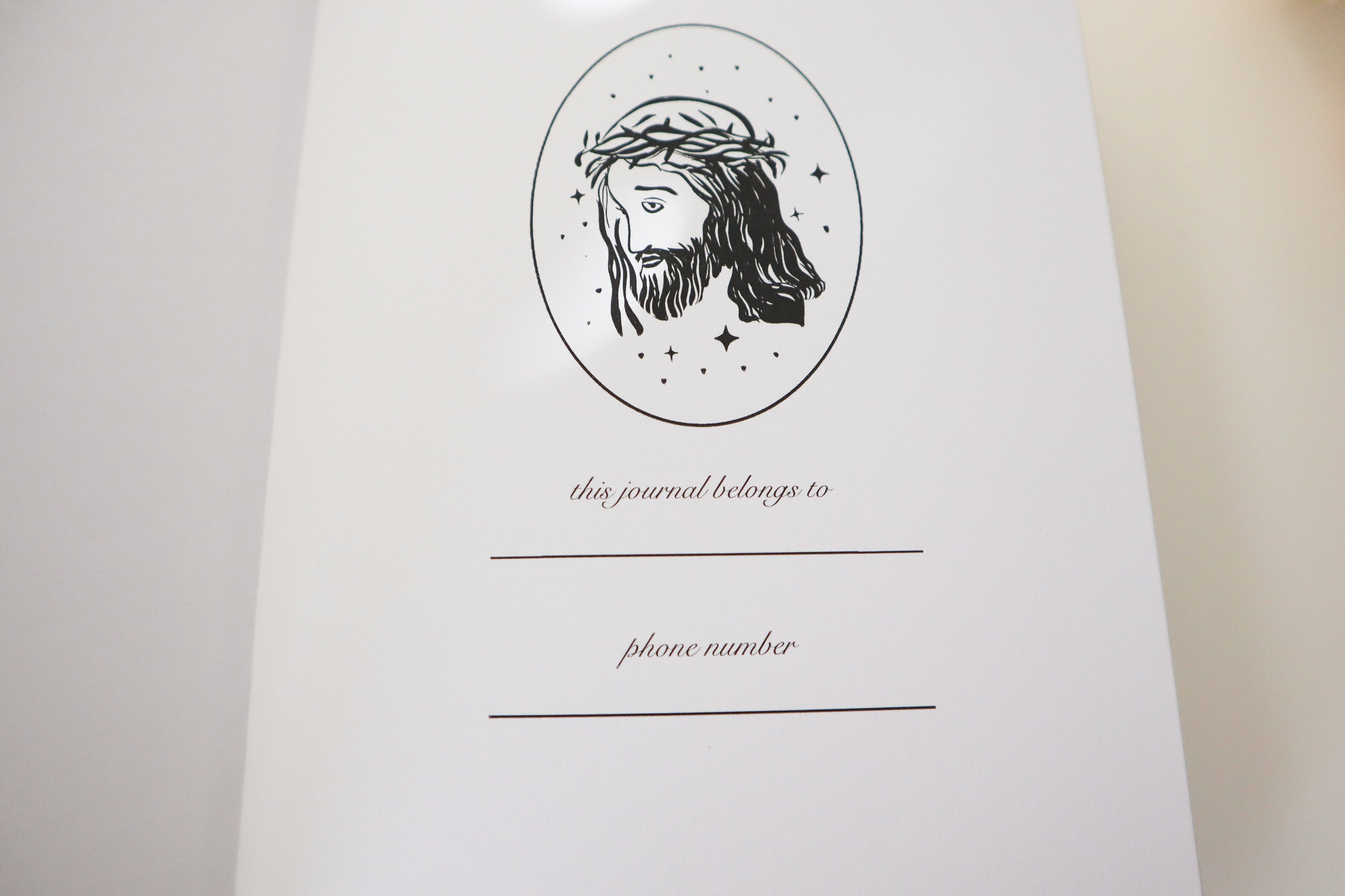 Peony&June Illustration – wholesale Journal/diary – Crown of Thorns Leather Journal6